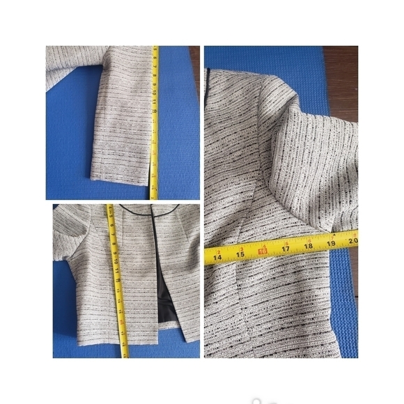 JONES New York Black And Silver Tweed Dress Suit. - Picture 15 of 16